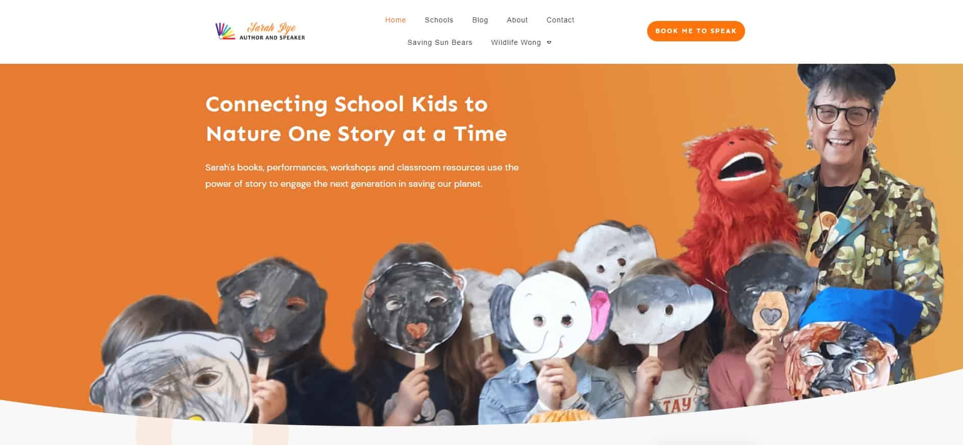 Sarahrpye.com Website Header SEO Study